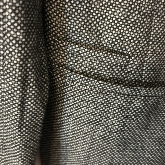 New Without Tags Herringbone Blazer Jacket Sz 4 Front Pockets Contrast Sleeves - Picture 5 of 13